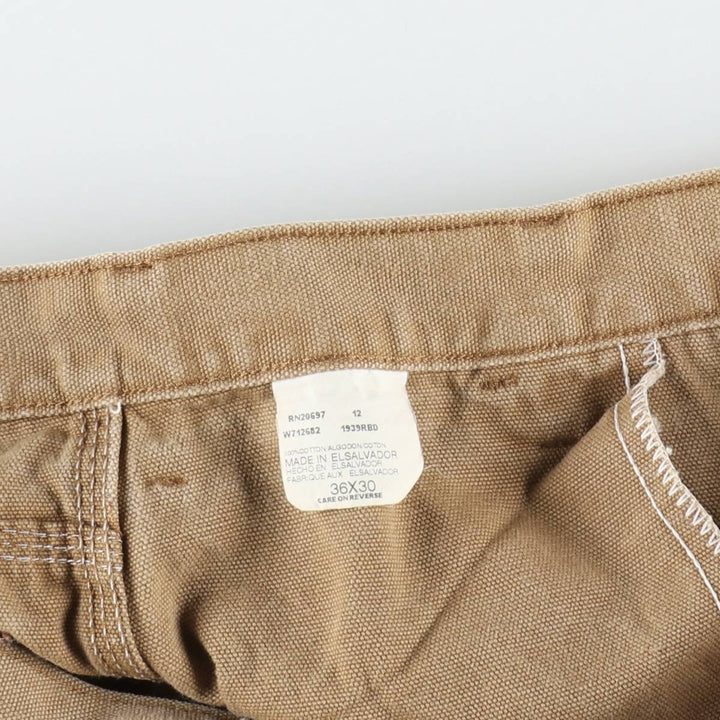 Dickies Duck Painter Pants Men's W37 cotton Camel type Vintage Second Hand