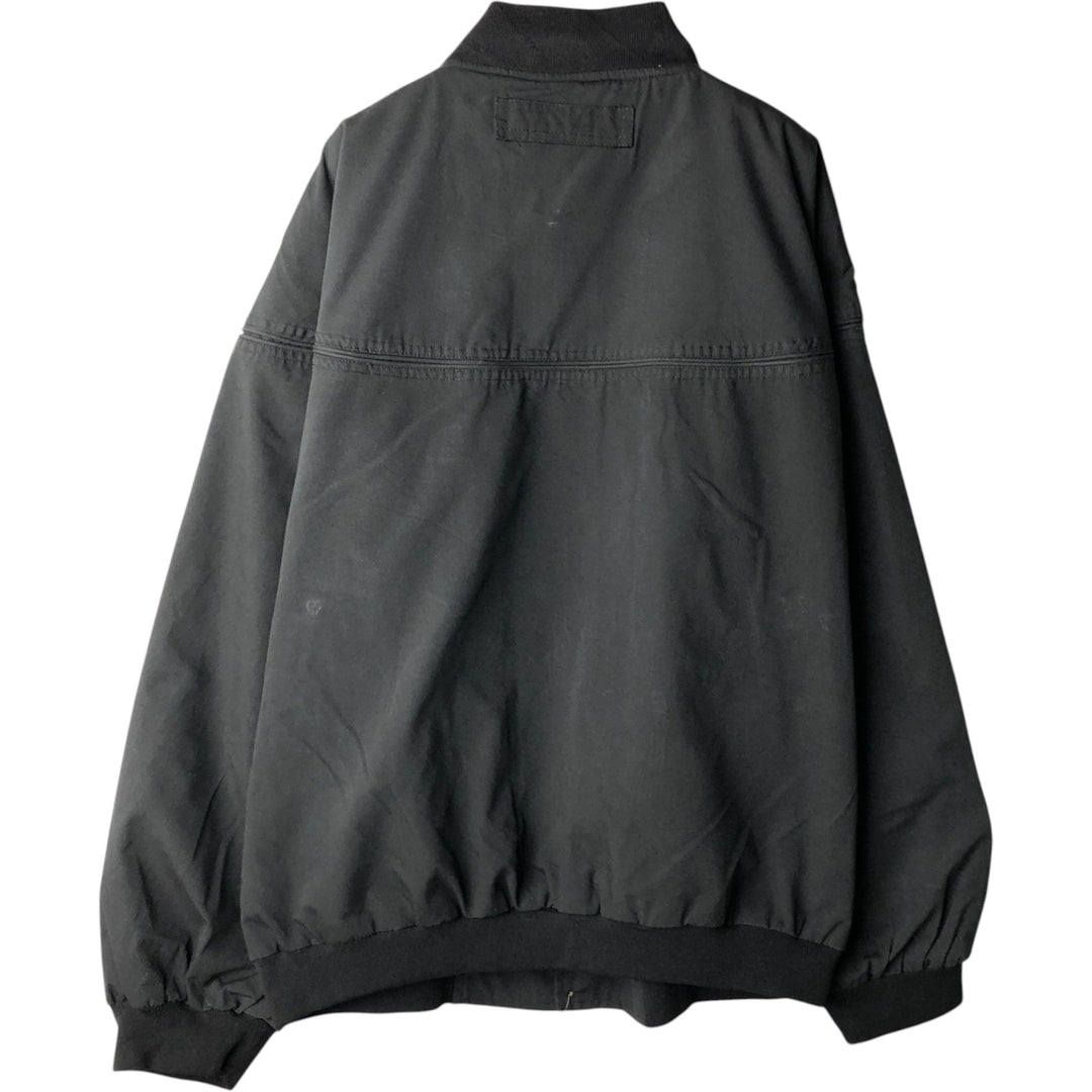 90s~00'S HABAND Derby Jacket Cup Shoulder Jacket Men's XL polyester black type Vintage Second Hand