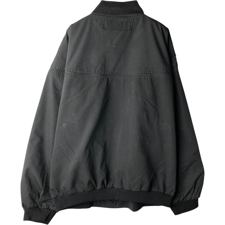 90s~00'S HABAND Derby Jacket Cup Shoulder Jacket Men's XL polyester black type Vintage Second Hand