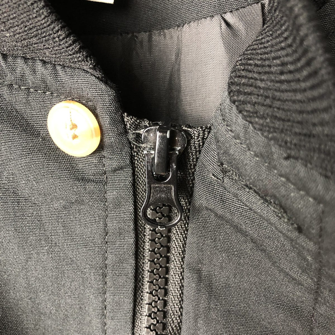 90s~00'S HABAND Derby Jacket Cup Shoulder Jacket Men's XL polyester black type Vintage Second Hand