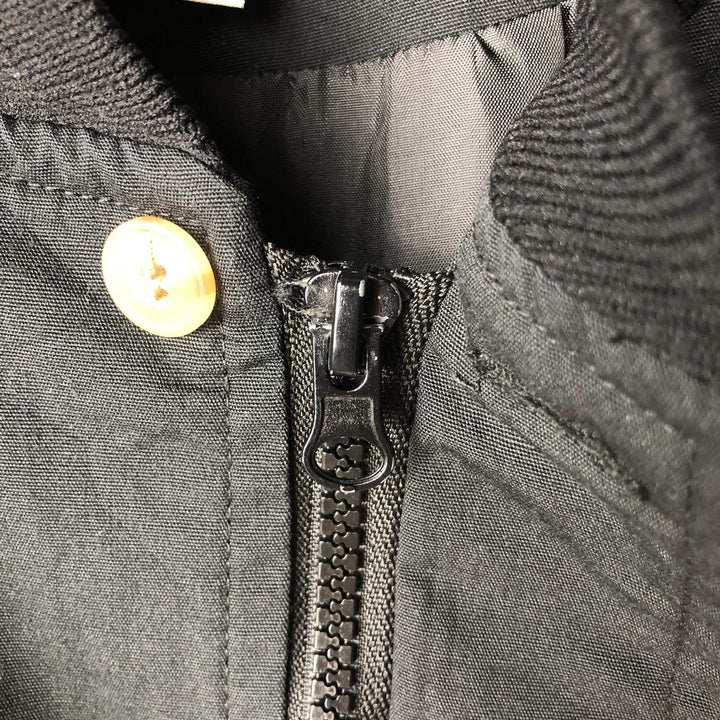 90s~00'S HABAND Derby Jacket Cup Shoulder Jacket Men's XL polyester black type Vintage Second Hand