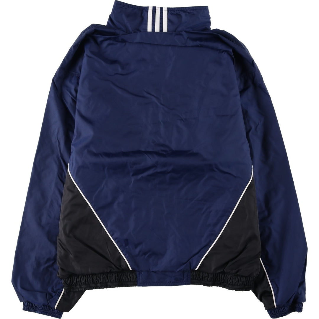 90'S Adidas nylon jacket, men's size M Nylon navy blue type Vintage Second Hand