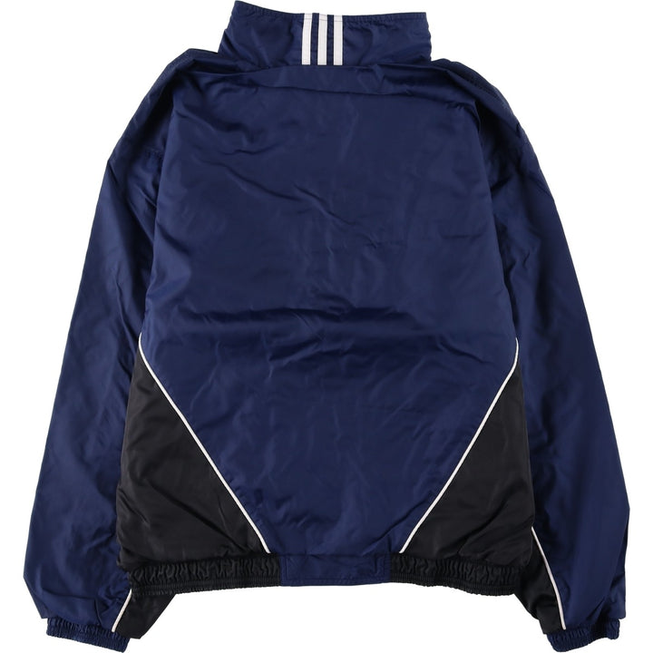 90'S Adidas nylon jacket, men's size M Nylon navy blue type Vintage Second Hand