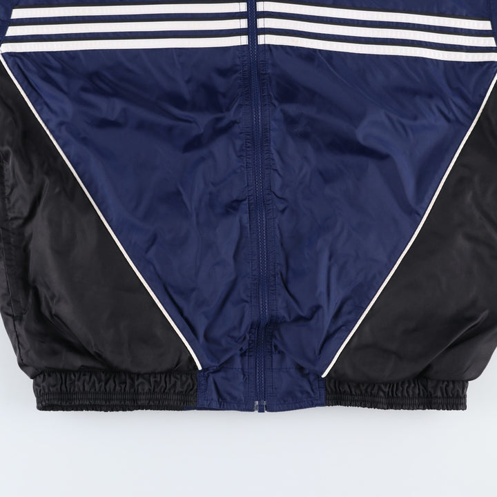 90'S Adidas nylon jacket, men's size M Nylon navy blue type Vintage Second Hand