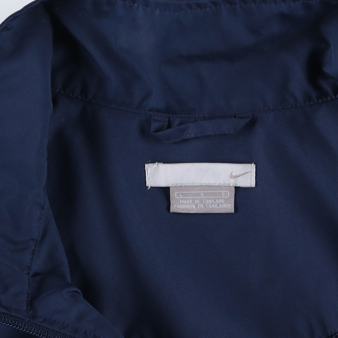 00'S Nike Windbreaker Men's Size L polyester navy blue type Vintage Second Hand