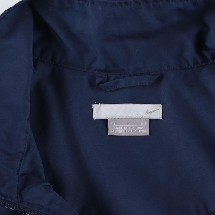 00'S Nike Windbreaker Men's Size L polyester navy blue type Vintage Second Hand