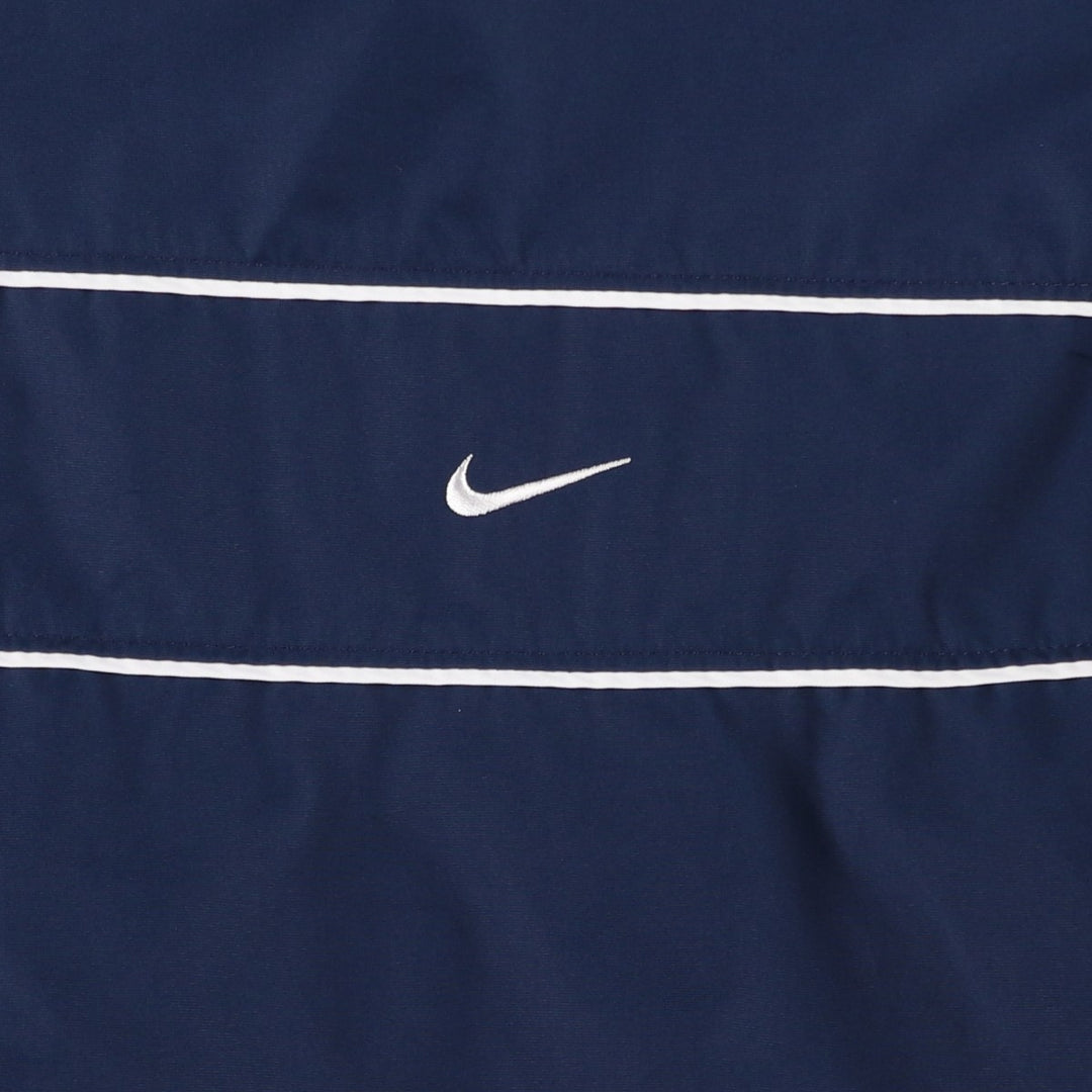 00'S Nike Windbreaker Men's Size L polyester navy blue type Vintage Second Hand