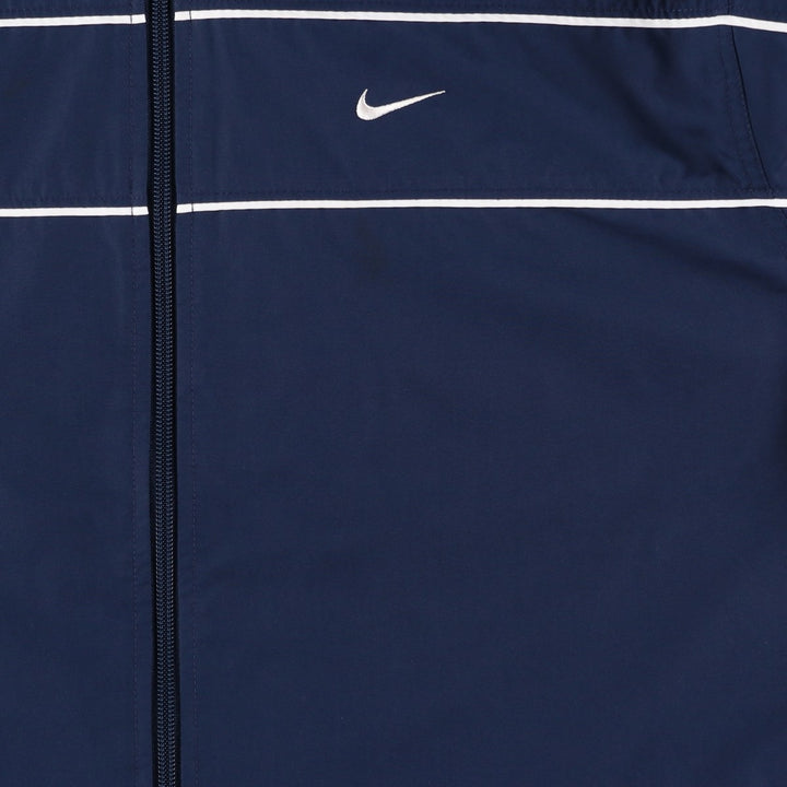 00'S Nike Windbreaker Men's Size L polyester navy blue type Vintage Second Hand