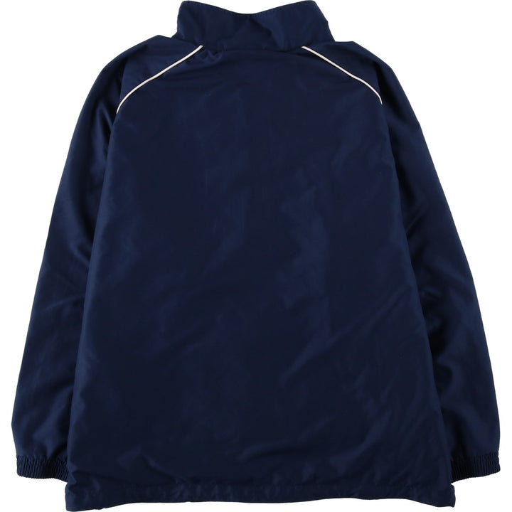 2000'S Reebok Windbreaker, Men's XXL equivalent. polyester navy blue type Vintage Second Hand