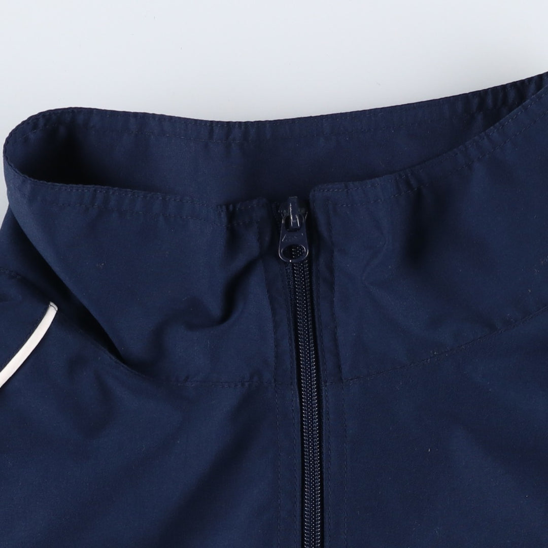 2000'S Reebok Windbreaker, Men's XXL equivalent. polyester navy blue type Vintage Second Hand