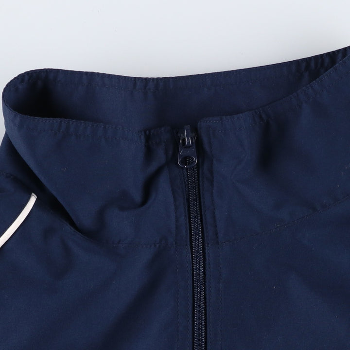 2000'S Reebok Windbreaker, Men's XXL equivalent. polyester navy blue type Vintage Second Hand