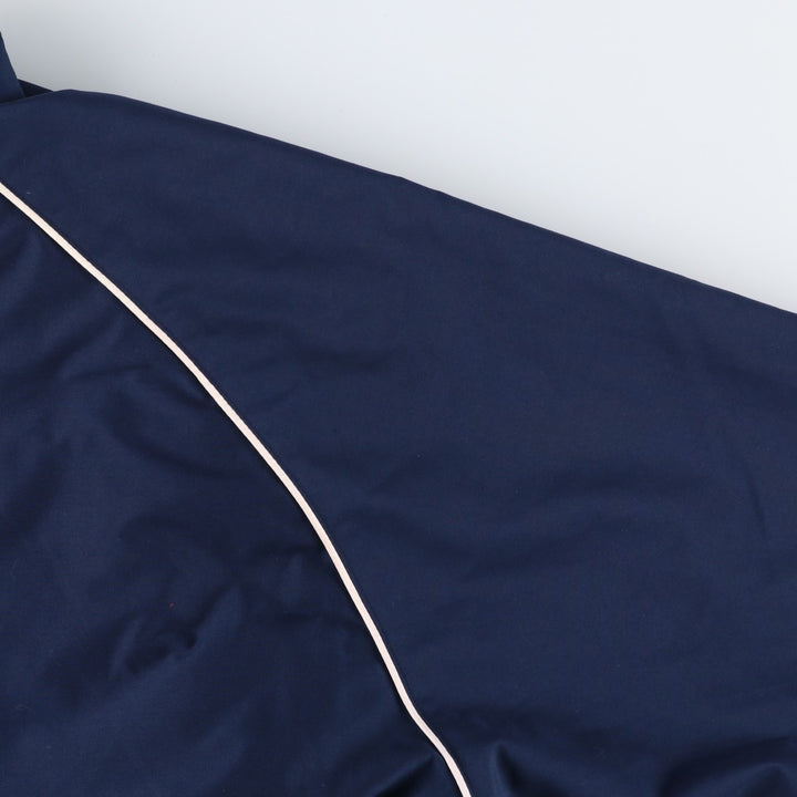 2000'S Reebok Windbreaker, Men's XXL equivalent. polyester navy blue type Vintage Second Hand