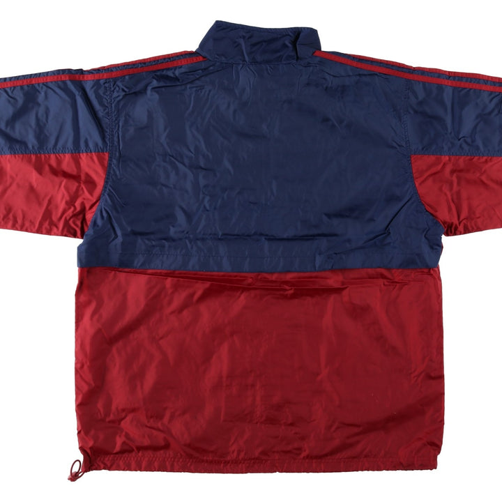 00'S Adidas nylon jacket, men's size L Nylon burgundy type Vintage Second Hand