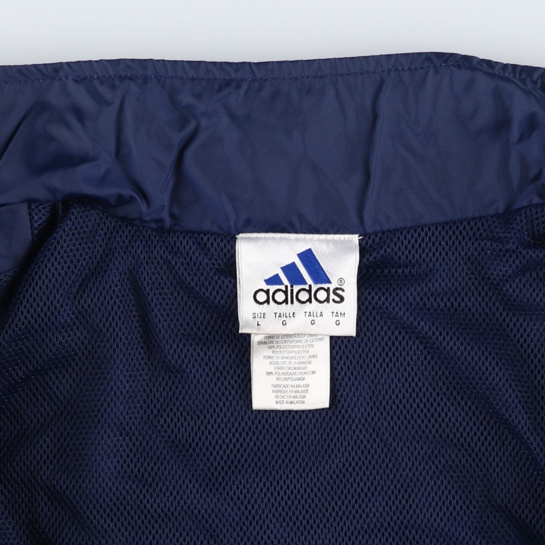 00'S Adidas nylon jacket, men's size L Nylon burgundy type Vintage Second Hand