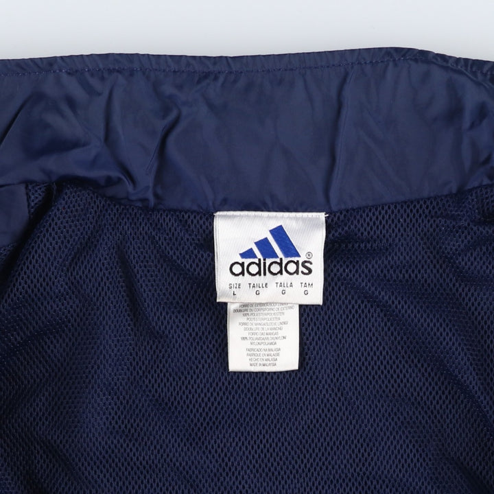 00'S Adidas nylon jacket, men's size L Nylon burgundy type Vintage Second Hand