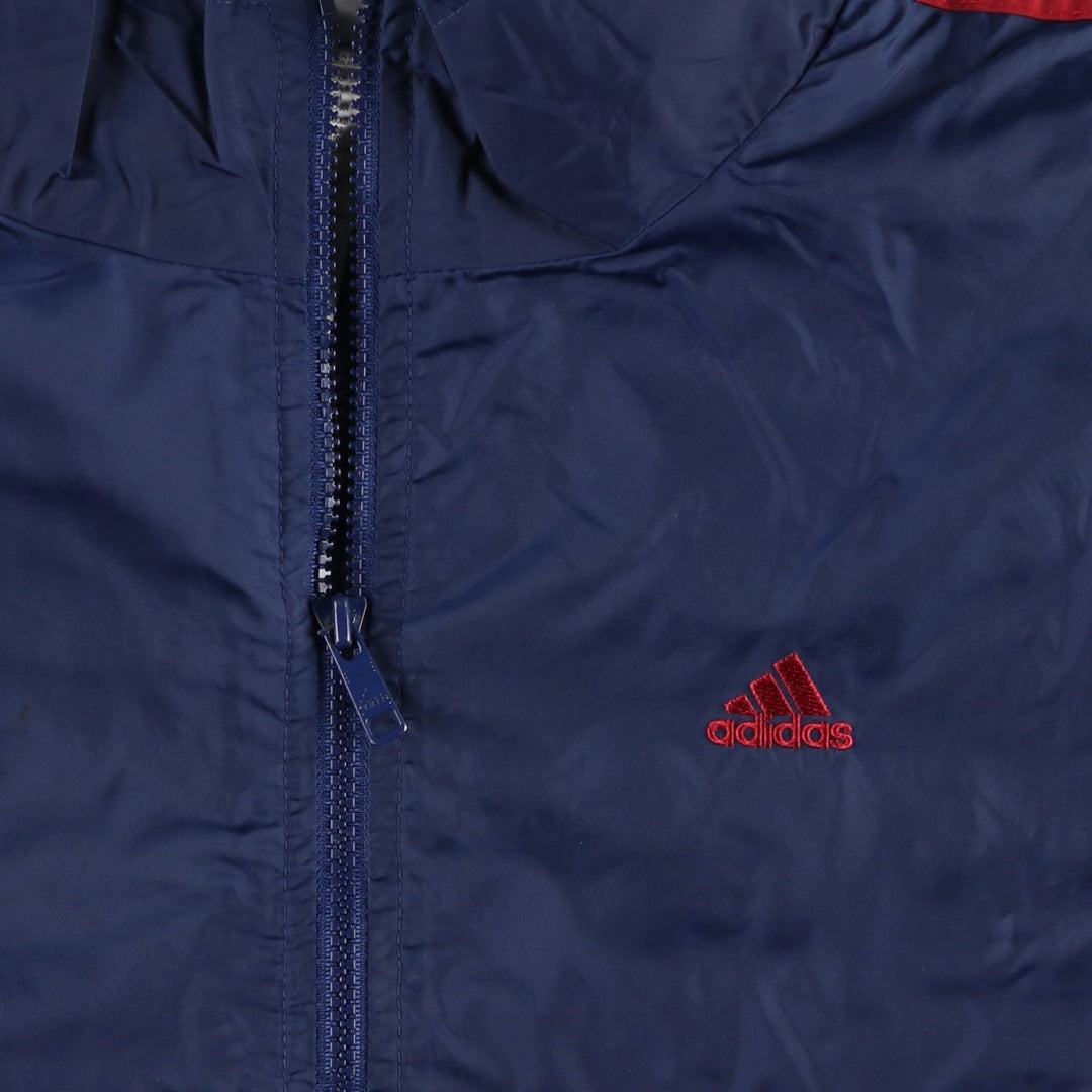 00'S Adidas nylon jacket, men's size L Nylon burgundy type Vintage Second Hand