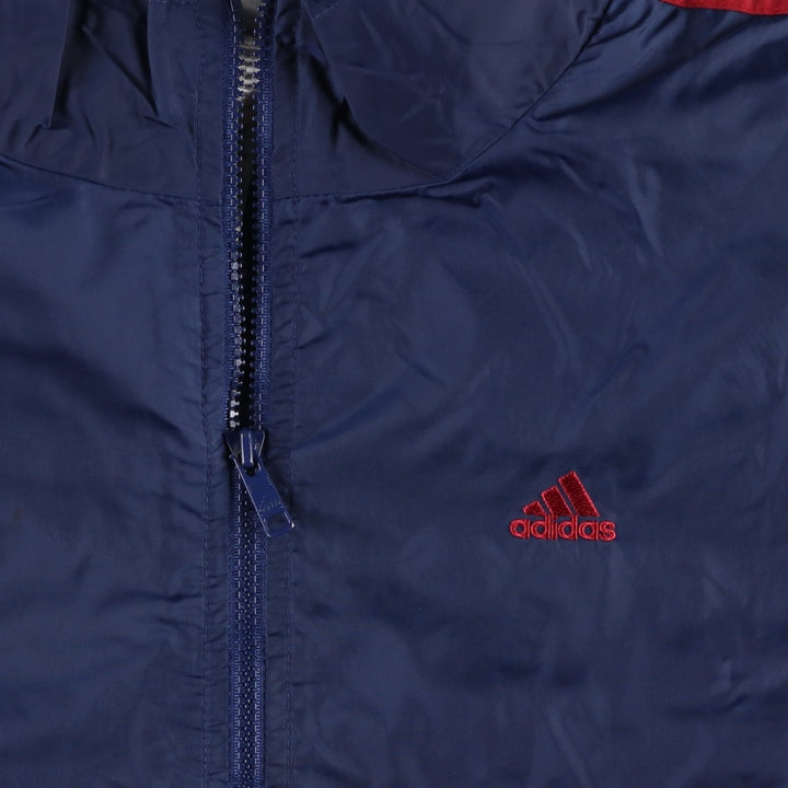 00'S Adidas nylon jacket, men's size L Nylon burgundy type Vintage Second Hand