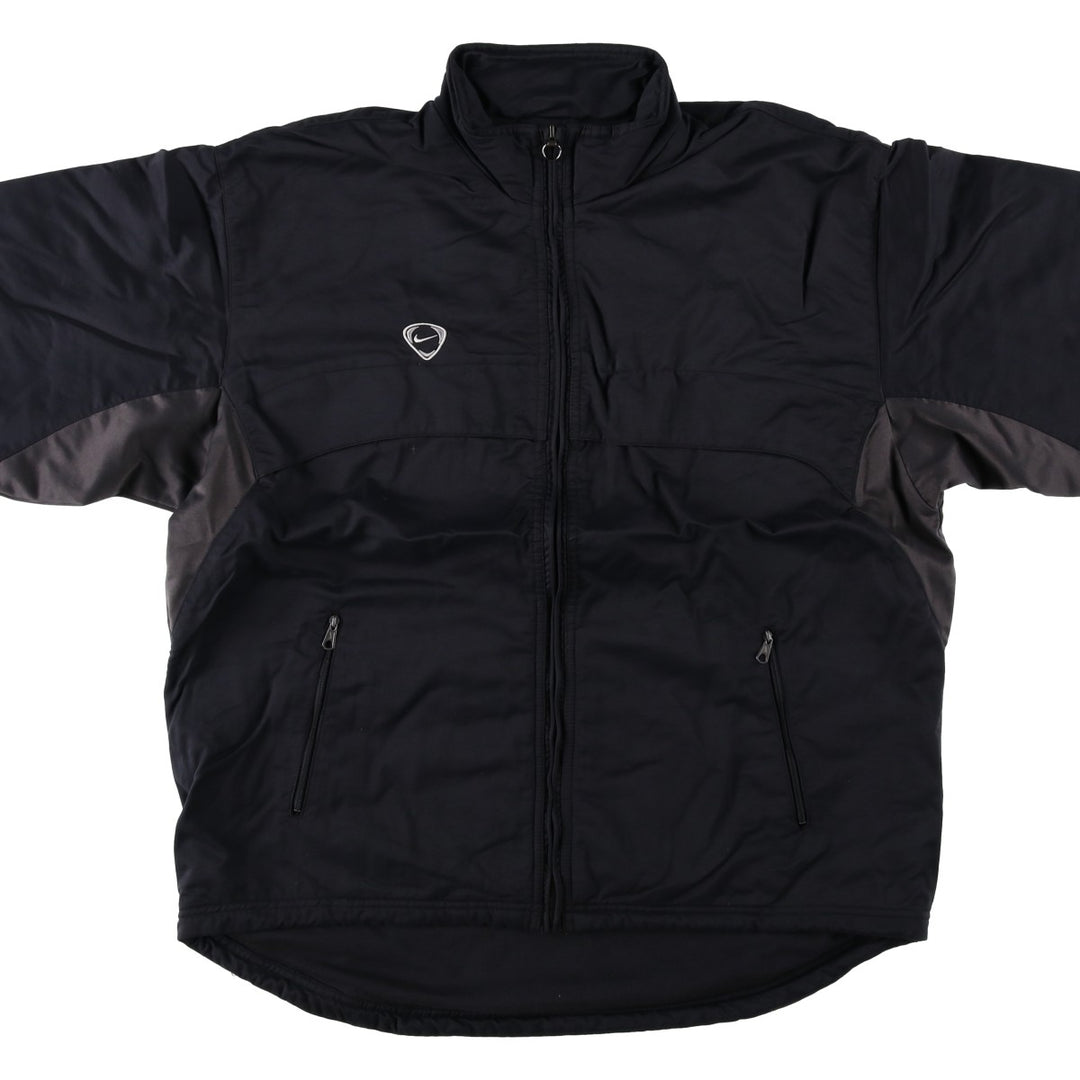 ~2000'S Nike Team Windbreaker, Men's Size Medium Nylon black type Vintage Second Hand