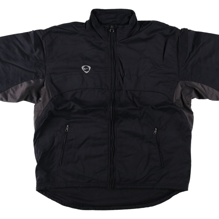 ~2000'S Nike Team Windbreaker, Men's Size Medium Nylon black type Vintage Second Hand
