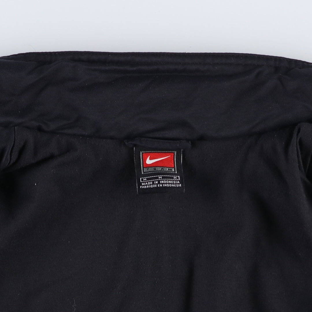 ~2000'S Nike Team Windbreaker, Men's Size Medium Nylon black type Vintage Second Hand