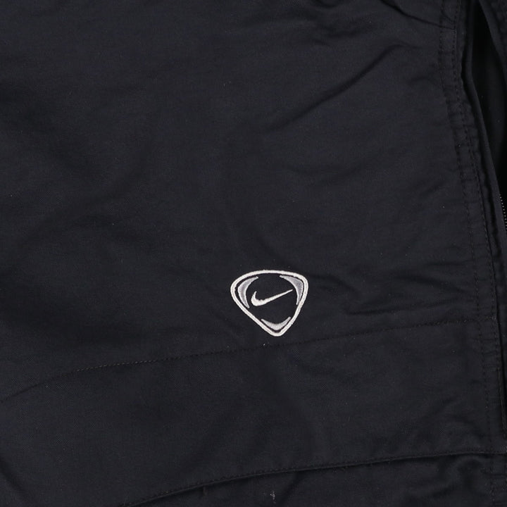 ~2000'S Nike Team Windbreaker, Men's Size Medium Nylon black type Vintage Second Hand