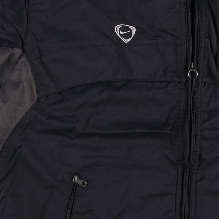 ~2000'S Nike Team Windbreaker, Men's Size Medium Nylon black type Vintage Second Hand