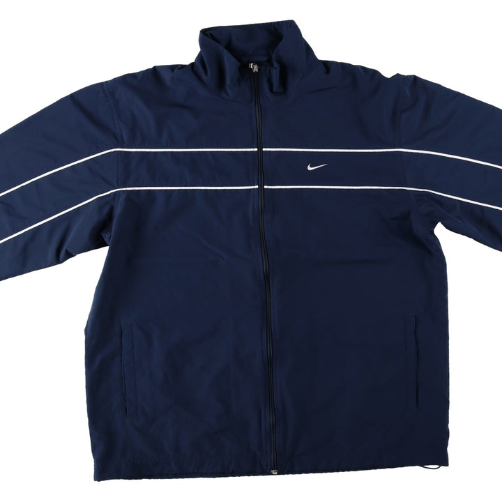 00'S Nike Windbreaker Men's XL polyester navy blue type Vintage Second Hand