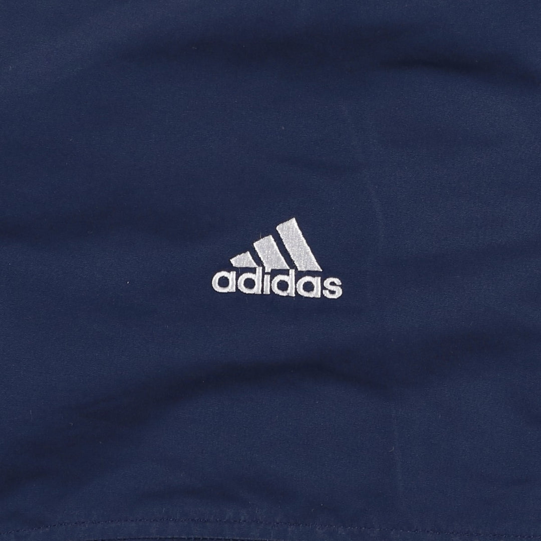 00'S adidas windbreaker, men's size L polyester navy blue type Vintage Second Hand