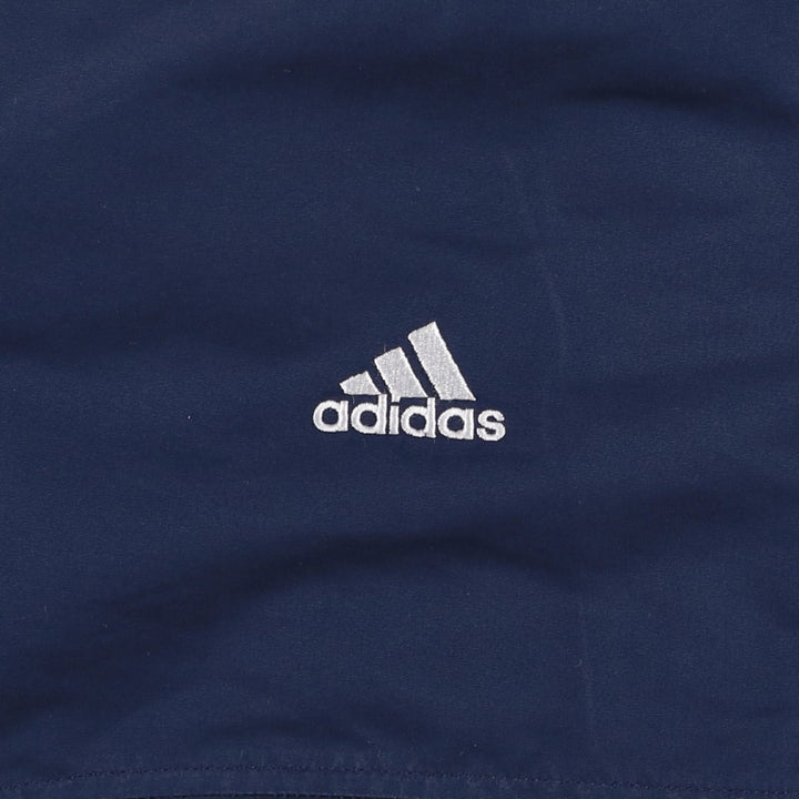 00'S adidas windbreaker, men's size L polyester navy blue type Vintage Second Hand