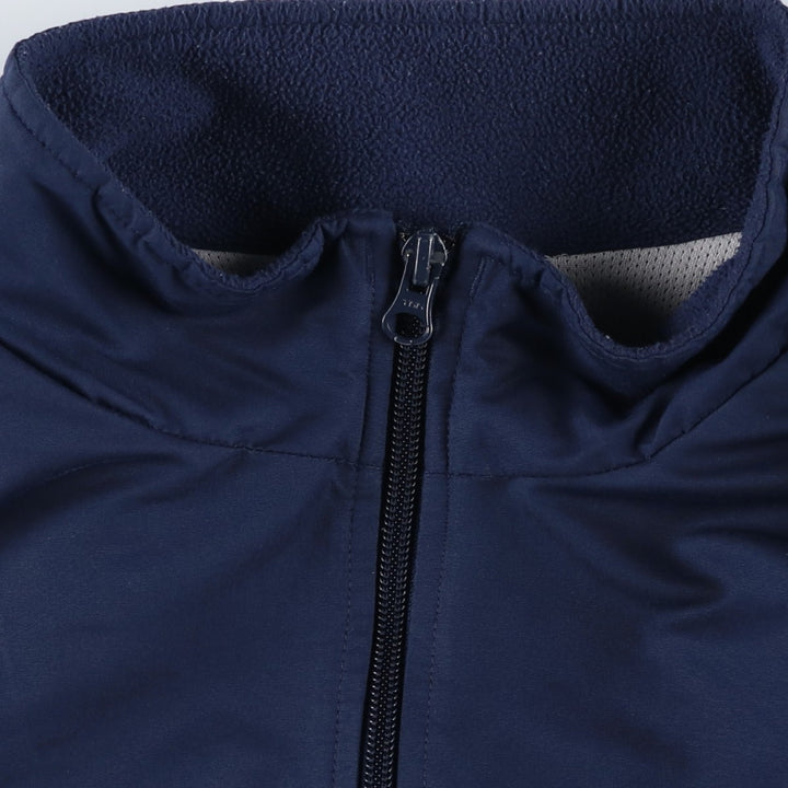 00'S adidas windbreaker, men's size L polyester navy blue type Vintage Second Hand