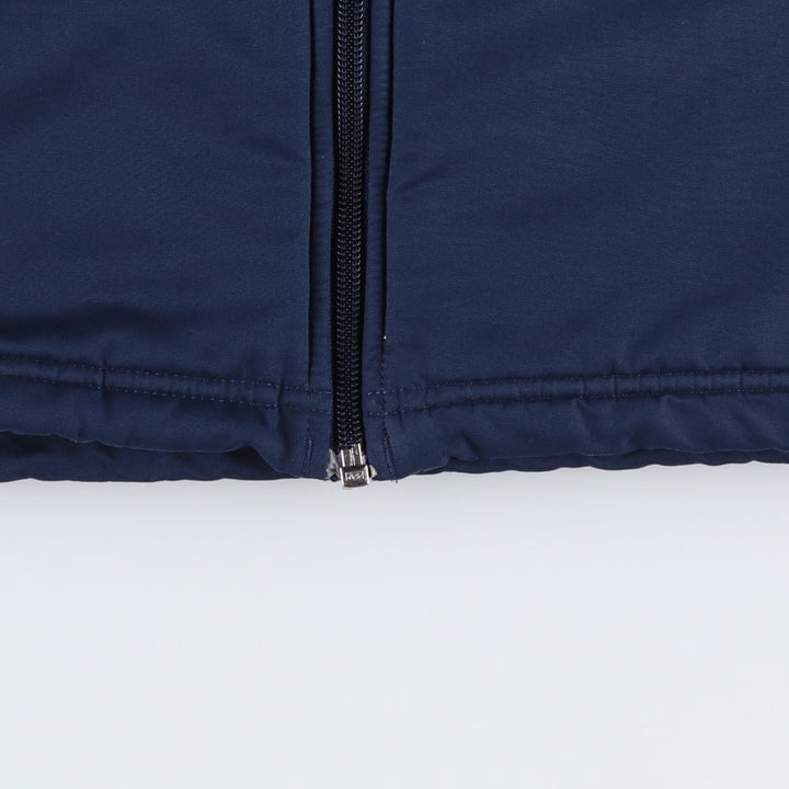 00'S adidas windbreaker, men's size L polyester navy blue type Vintage Second Hand