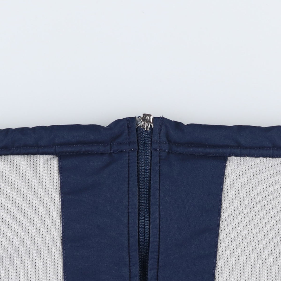 00'S adidas windbreaker, men's size L polyester navy blue type Vintage Second Hand