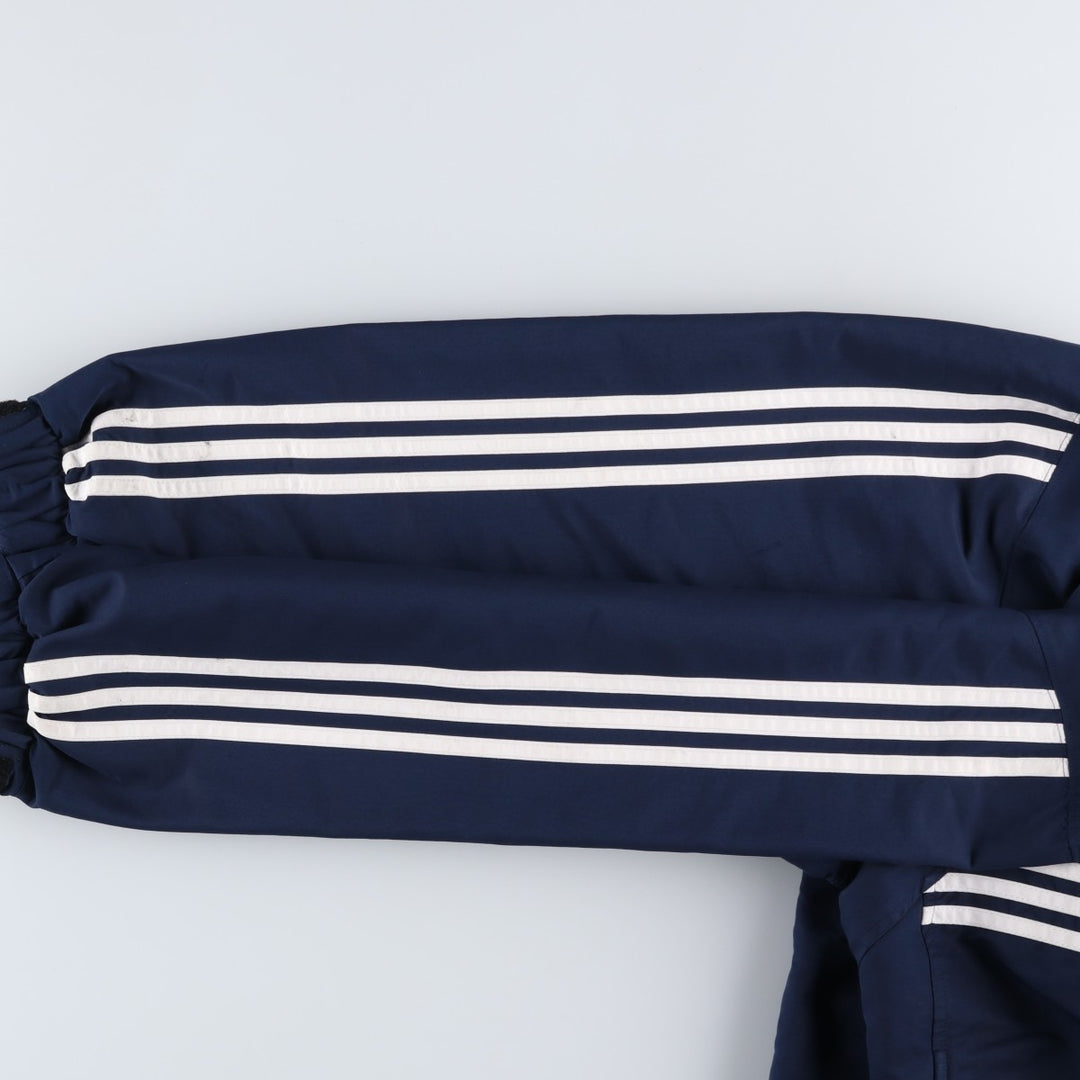 00'S adidas windbreaker, men's size L polyester navy blue type Vintage Second Hand