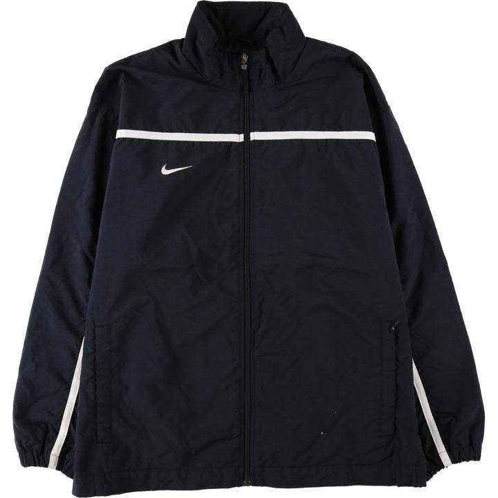 2000'S Nike Team Windbreaker, Men's Size L (approx.) polyester navy blue type Vintage Second Hand