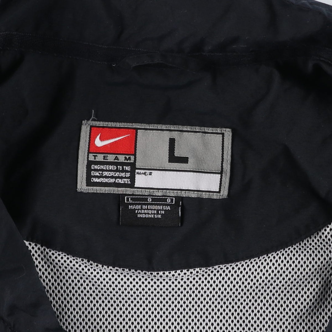 2000'S Nike Team Windbreaker, Men's Size L (approx.) polyester navy blue type Vintage Second Hand