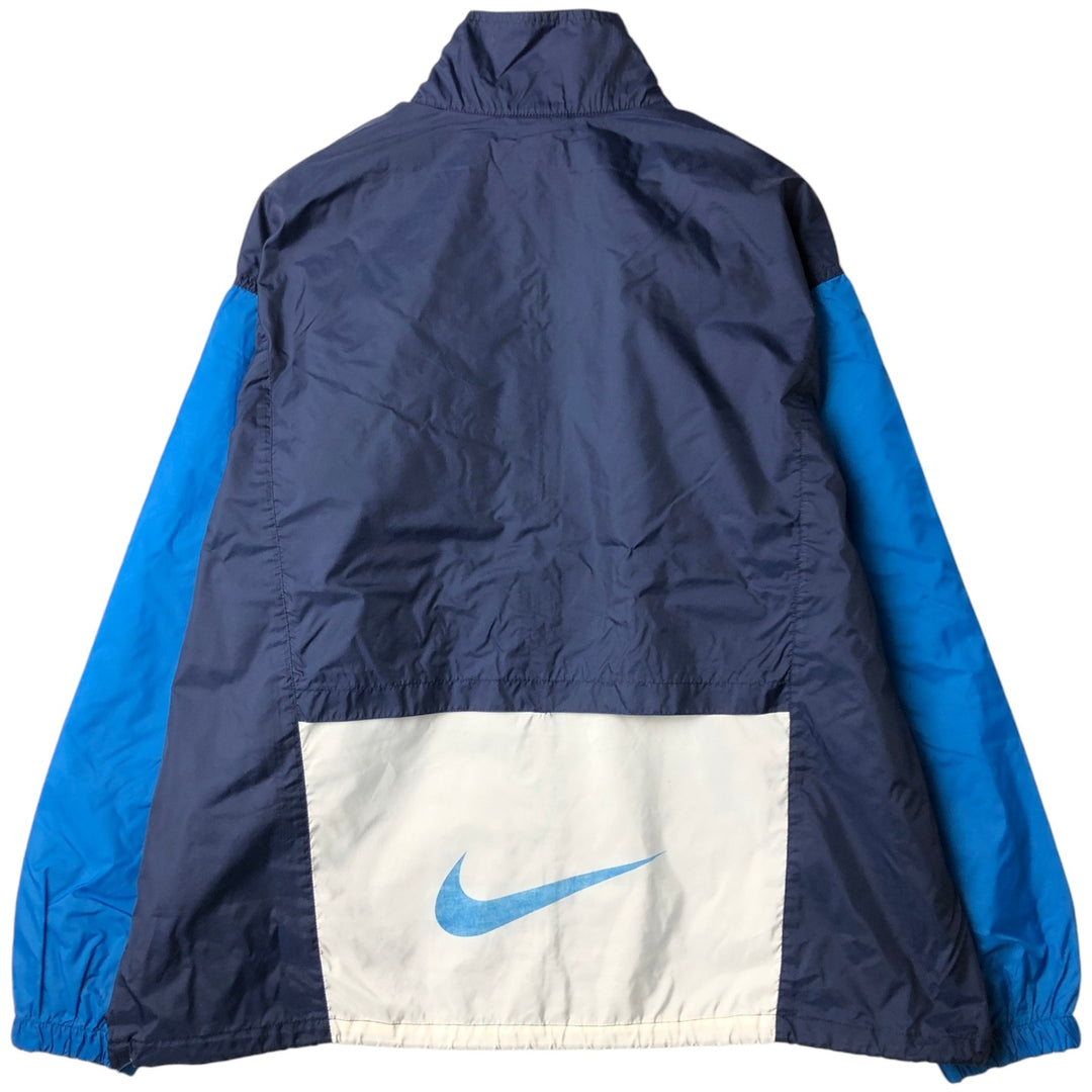 90'S Nike NIKE Nylon Jacket Men's XL Size Vintage Nylon navy blue type Vintage Second Hand