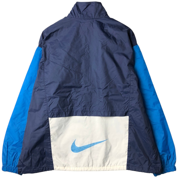 90'S Nike NIKE Nylon Jacket Men's XL Size Vintage Nylon navy blue type Vintage Second Hand