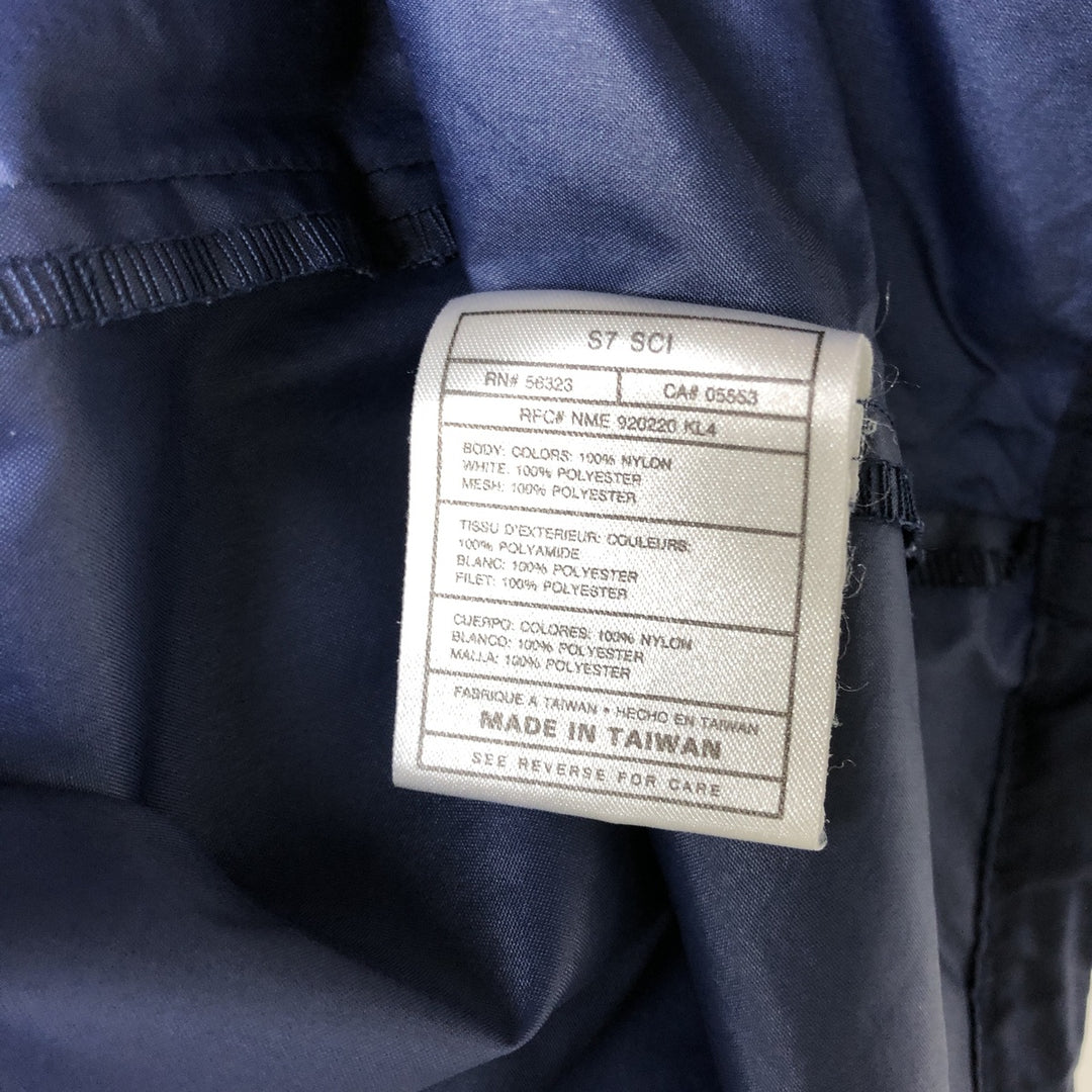 90'S Nike NIKE Nylon Jacket Men's XL Size Vintage Nylon navy blue type Vintage Second Hand