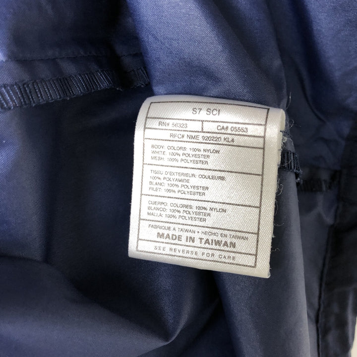 90'S Nike NIKE Nylon Jacket Men's XL Size Vintage Nylon navy blue type Vintage Second Hand