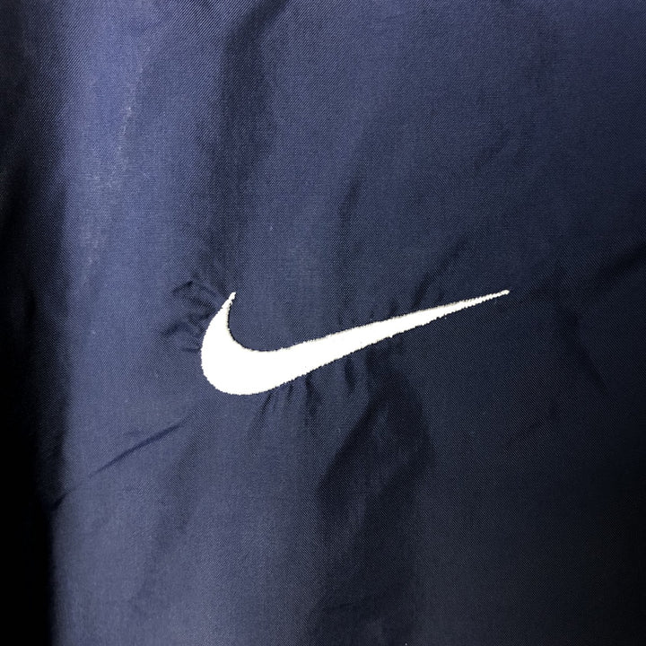 90'S Nike NIKE Nylon Jacket Men's XL Size Vintage Nylon navy blue type Vintage Second Hand
