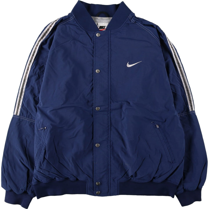 90'S Nike Nylon Jacket Men's XXL Vintage Nylon navy blue type Vintage Second Hand