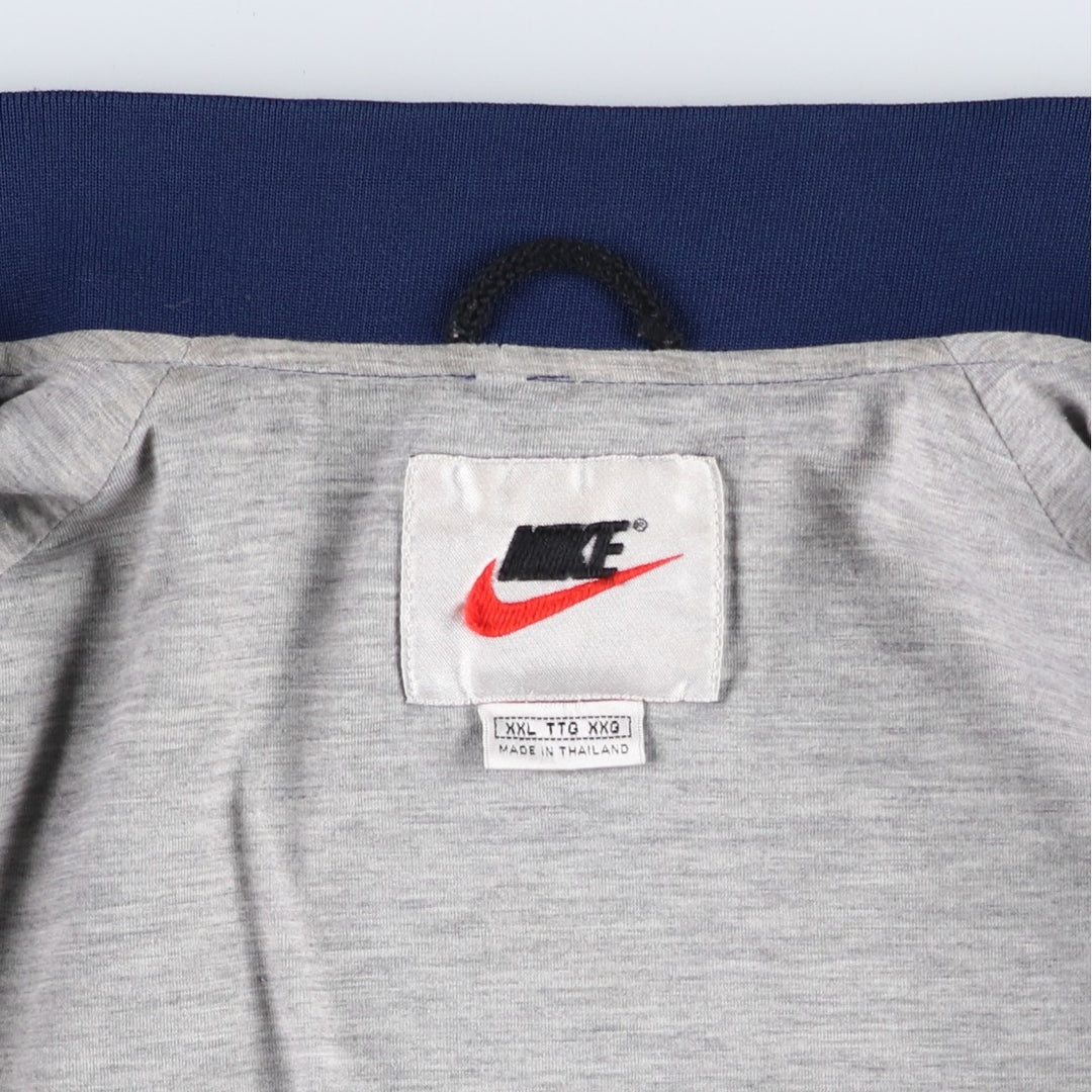 90'S Nike Nylon Jacket Men's XXL Vintage Nylon navy blue type Vintage Second Hand