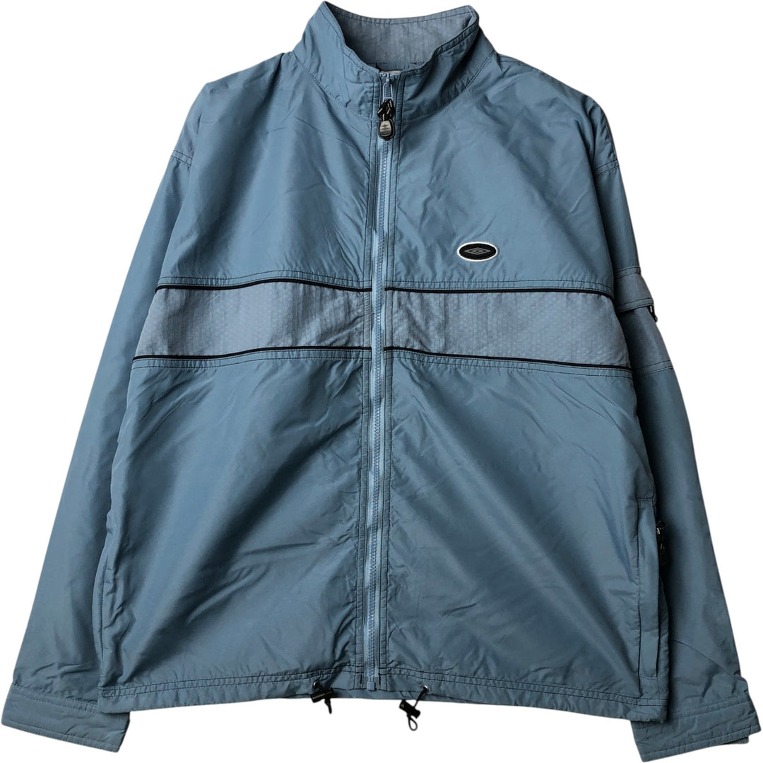90s-00'S Umbro nylon jacket, men's size M (approx.) Nylon Blue type light blue Vintage Second Hand