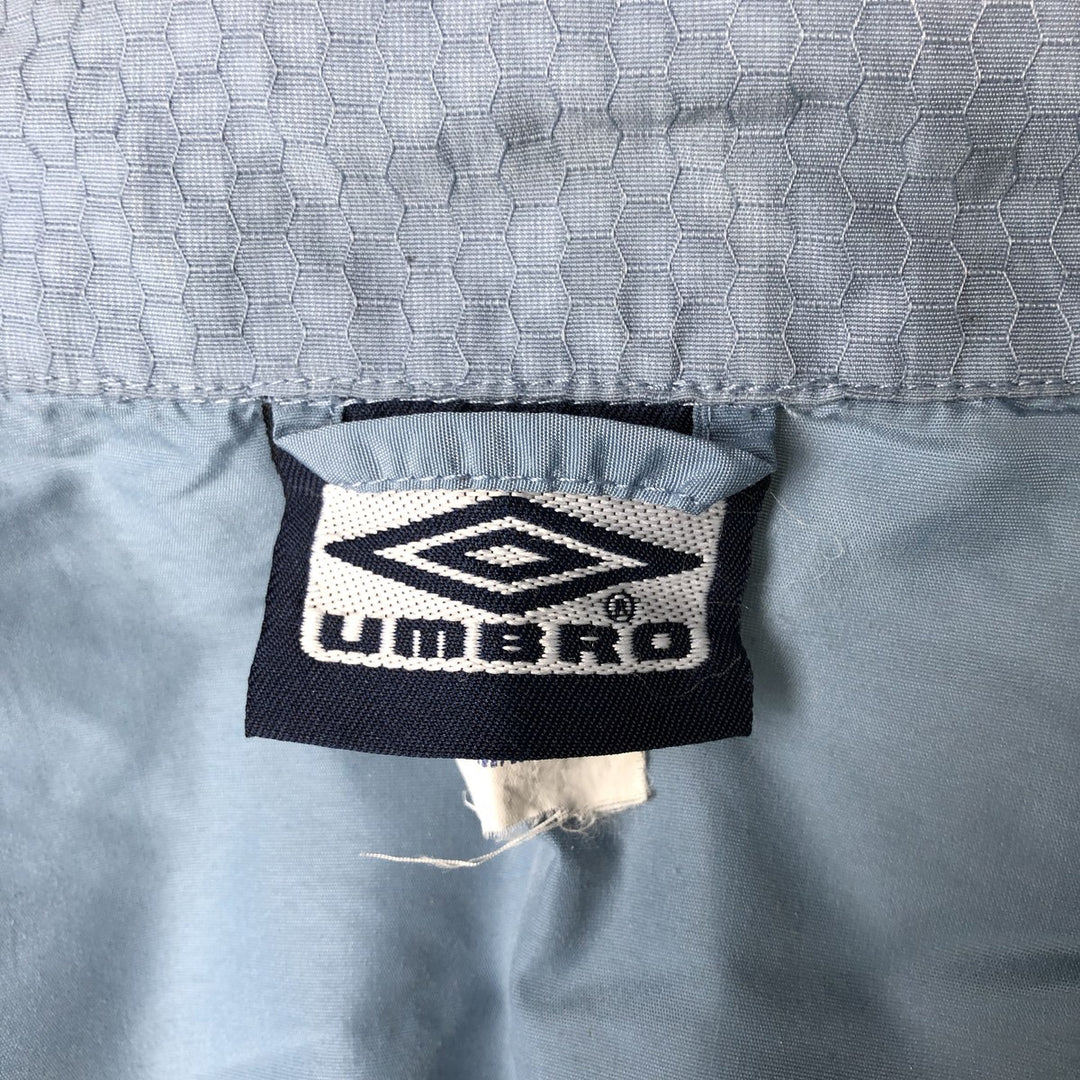 90s-00'S Umbro nylon jacket, men's size M (approx.) Nylon Blue type light blue Vintage Second Hand