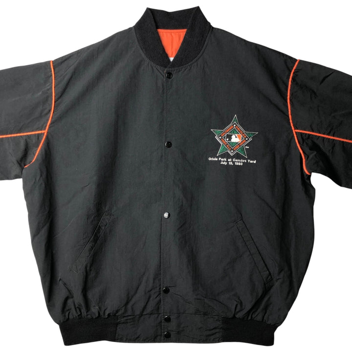 90'S Starter MLB ALL STAR GAME 1993 All-Star Game Nylon Stadium Jacket Award Jacket Made in USA Nylon black type Vintage Second Hand