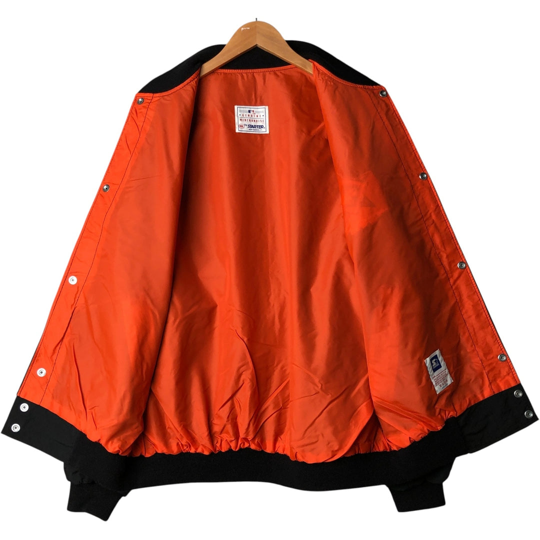 90'S Starter MLB ALL STAR GAME 1993 All-Star Game Nylon Stadium Jacket Award Jacket Made in USA Nylon black type Vintage Second Hand