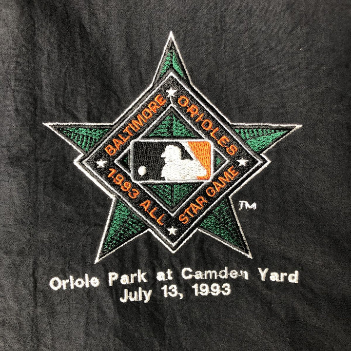 90'S Starter MLB ALL STAR GAME 1993 All-Star Game Nylon Stadium Jacket Award Jacket Made in USA Nylon black type Vintage Second Hand