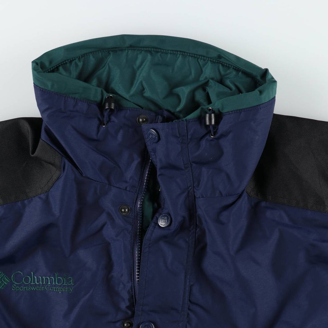 90s-00'S Columbia Skidaddle Mountain Jacket Shell Jacket Men's Size M Nylon navy blue type Vintage Second Hand