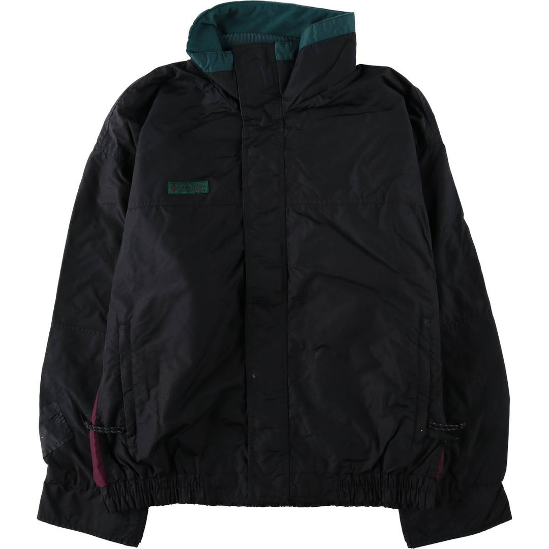 1990'S Columbia BUGABOO Mountain Jacket/Shell Jacket (White Tag) - Men's Size L (Equivalent) - Vintage Nylon black type Vintage Second Hand