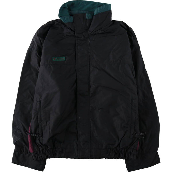 1990'S Columbia BUGABOO Mountain Jacket/Shell Jacket (White Tag) - Men's Size L (Equivalent) - Vintage Nylon black type Vintage Second Hand